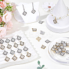 40Pcs 2 Colors Alloy Rhinestone Pendants FIND-SC0020-26-4