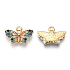 Alloy Enamel Pendants ENAM-N055-014F-NR-3