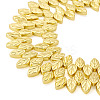 130Pcs 2 Strands Electroplate Glass Beads Strands EGLA-TA0013-56A-2