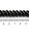 Natural Black Agate(Dyed & Heated) Beads Strands G-G177-F01-02-5