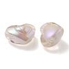 UV Plating Rainbow Iridescent Transparent Acrylic Beads OACR-C007-04B-2