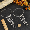 2Pcs Crystal Rhinestone Tennis Ring Bracelet BJEW-CN0001-17C-3