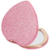 1Pc ABS & Glass Mirror Portable Makeup Folding Mirror AJEW-SP0001-60A-1