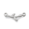 304 Stainless Steel Connectors Charms STAS-U041-06P-1