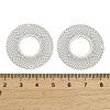 201 Stainless Steel Laser Cut Connector Charms STAS-Z116-08P-3