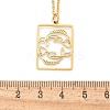 304 Stainless Steel Necklace LS-NJEW-D330-01G-12-3