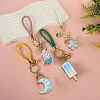 30Pcs 10 Styles Opaque & Transparent  Resin Pendants RESI-CJ0003-02-7