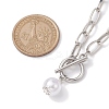 Imitation Pearl Beads Pendant Necklaces NJEW-JN04732-02-3