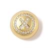 Rack Plating Brass & Cubic Zirconia Pendants KK-Z047-07G-X-RS-1