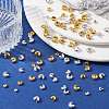 300Pcs 6 Styles Brass Crimp Beads Covers KK-CJ0001-93-5