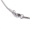 Non-Tarnish 304 Stainless Steel Herringbone Chain Necklaces NJEW-F261-19P-2