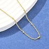 Brass Satellite Chains Necklace for Women NJEW-P265-43G-1