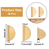 50Pcs Brass Pendants FIND-AR0003-61-2