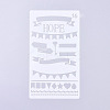 Plastic Reusable Drawing Painting Stencils Templates DIY-G027-G16-1