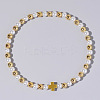 Cross Fashionable Imitation Pearl Bead Stretch Bracelets for Women BC8772-4-1
