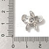 Rack Plating Brass Pendant Micro Pave Clear Cubic Zirconia KK-S366-20P-3