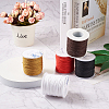 5 Rolls 5 Colors Nylon Braided Cord NWIR-YS0001-01A-6