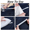 3 Colors Mesh Cloth Waterproof Film with Glue Strip Tape AJEW-NB0006-89-3
