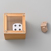 Wood Dice AJEW-WH0413-10-1