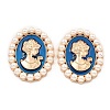 Zinc Alloy Enamel Cabochons LS-ENAM-Q501-01LG-03-2