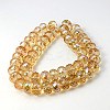 Electorplated Glass Beads EGLA-E005-12-2