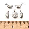5Pcs 304 Stainless Steel Charms X-STAS-R140-01P-3