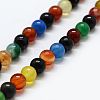 Natural Agate Beads Strands G-F417-05-10mm-1