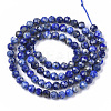Natural Lapis Lazuli Beads Strands X-G-S361-4mm-006-2