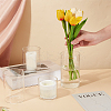 4Pcs 4 Style High Borosilicate Straight Plants Propagation Vase GLAA-BC0001-27-3