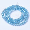Electroplate Glass Beads Strands EGLA-A034-J10mm-A06-2