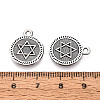 Tibetan Style Alloy Pendants TIBE-N014-18AS-3