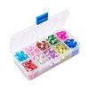 Baking Paint Crackle Glass Bead CCG-PH0002-8mm-02-5