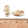 Brass Lobster Claw Clasps KK-R216-18B-KCG-2