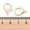 Brass Lobster Claw Clasps KK-H287-08F-G-3