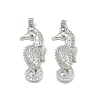 Brass Micro Pave Cubic Zirconia Pendants KK-F908-24P-1