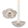 2Pcs Porcelain Candle Holders DJEW-PH0001-87B-1