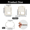 2 Bags Wood Thread Winding Boards AJEW-GF0011-68F-2