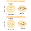 16Pcs 2 Style 201 Stainless Steel Pendants STAS-DC0002-92-2