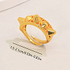 Brass Cuff Open Rings for Women ZU9603-4