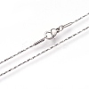 Non-Tarnish 304 Stainless Steel Boston Link Chains Necklaces LS-NJEW-G313-17P-2