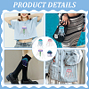4Pcs 4 Colors Plastic PVC Hand-nailed Beads Paillette Sew on Clothing Patches PATC-FG0003-08-5