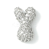 Rack Plating Brass Clear Cubic Zirconia Pendants KK-S378-01P-Y-1