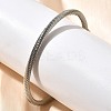 304 Stainless Steel Cuff Bangles BJEW-C091-02A-GP-2