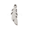 Non-Tarnish 201 Stainless Steel Pendants STAS-E176-03P-3