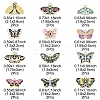 24Pcs 12 Styles Alloy Enamel Pendants ENAM-FS0001-94-4