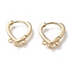 Brass Huggie Hoop Earring Findings LS-EJEW-O107-02G-1