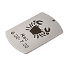 Non-Tarnish 304 Stainless Steel Pendants LS-STAS-C098-01E-P-2