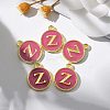 Golden Plated Alloy Enamel Charms LS-ENAM-S118-08Z-5