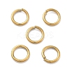 Ion Plating(IP) 304 Stainless Steel Open Jump Rings STAS-M081-02G-01-1
