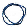 Electroplated Natural Lava Rock Beads Strands G-Q1009-B01-02-3